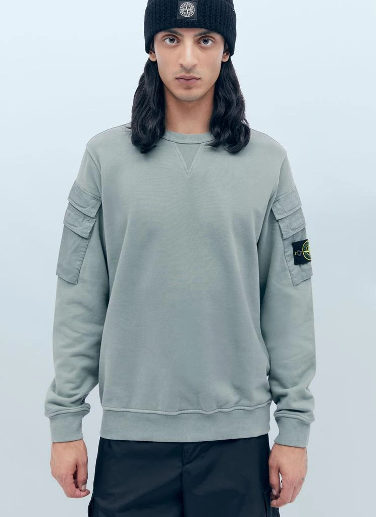 商品Stone Island|Compass Patch Sweatshirt,价格¥1381,第3张图片详细描述