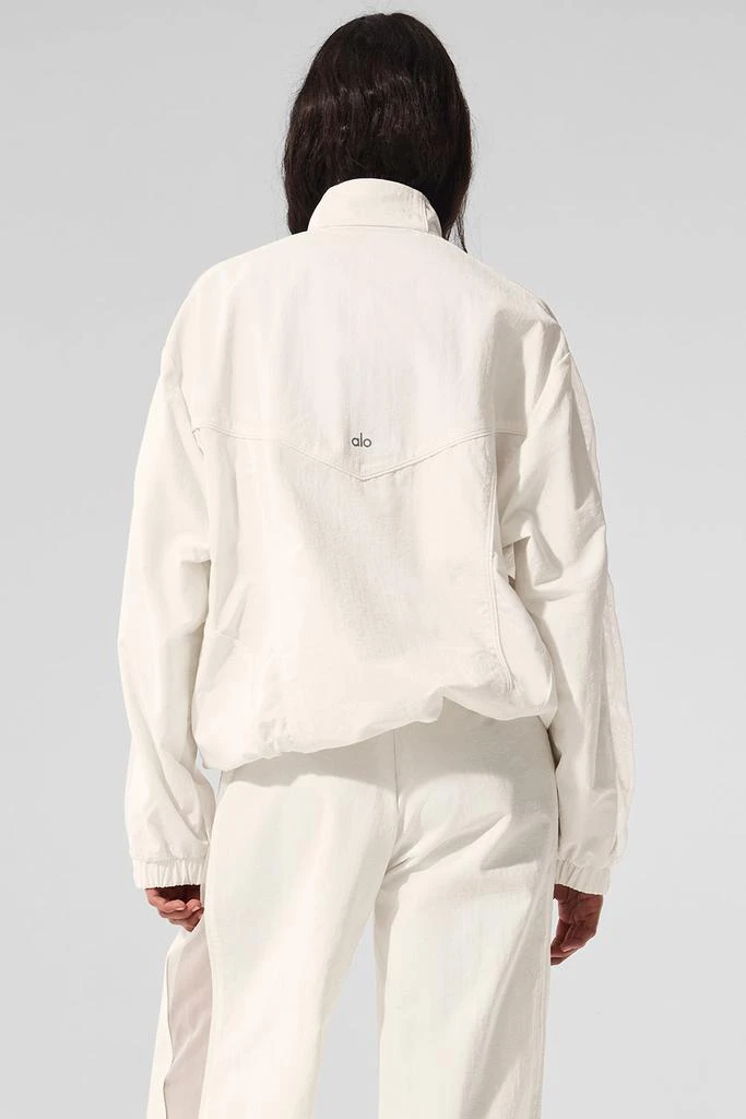 商品Alo|Origin Full-Zip Track Jacket - Ivory,价格¥1517,第3张图片详细描述