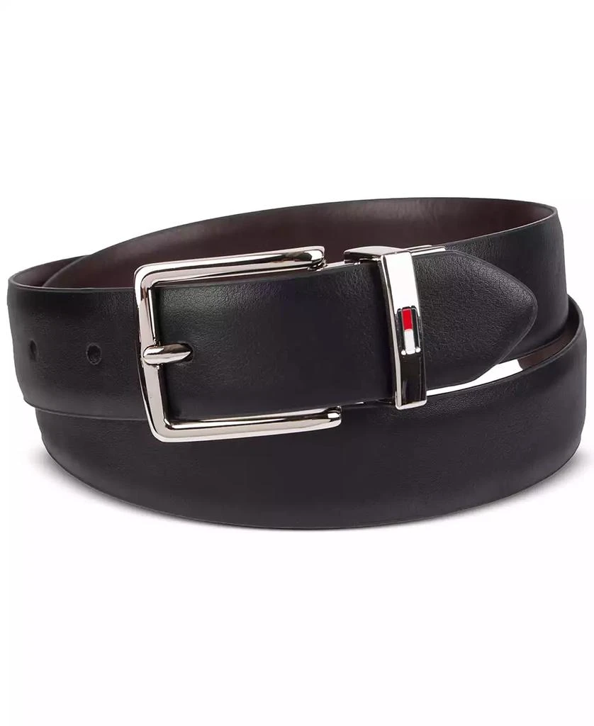商品Tommy Hilfiger|Big Boys Reversible Dress Belt with Logo Buckle,价格¥223,第3张图片详细描述