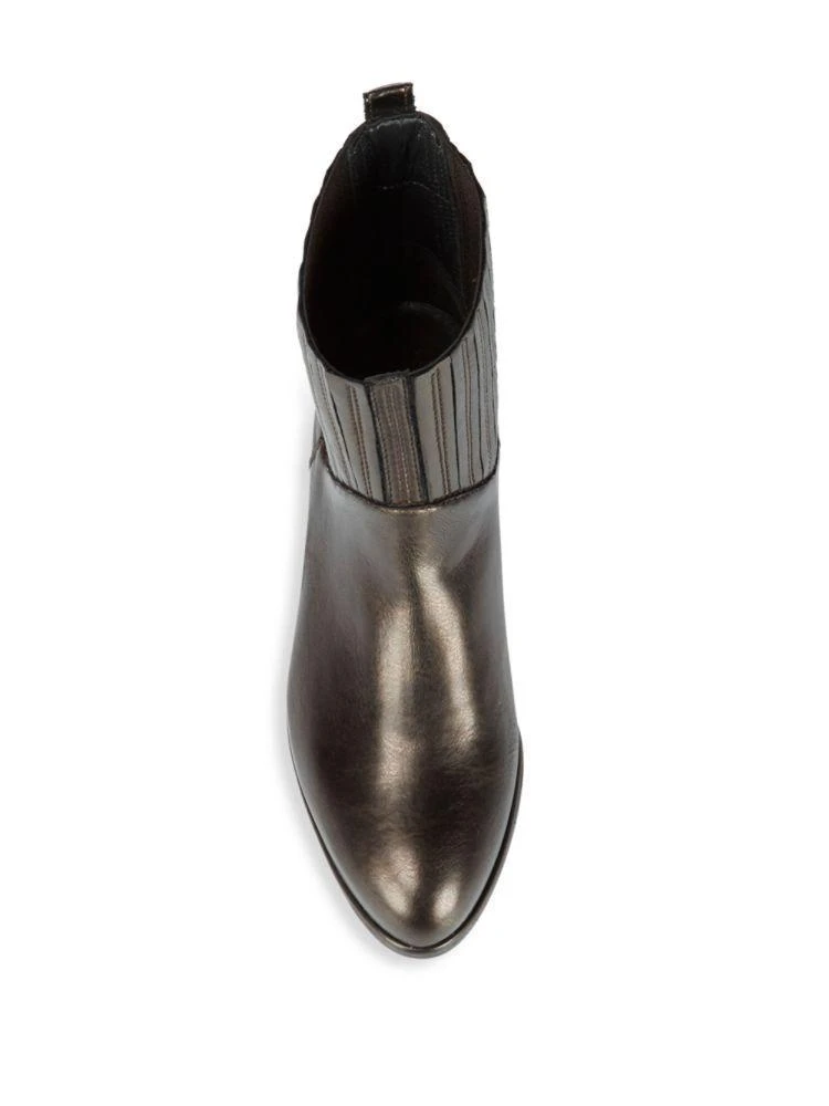 商品Stuart Weitzman|Slash Syrnap Metallic Ankle Boots,价格¥1105,第4张图片详细描述