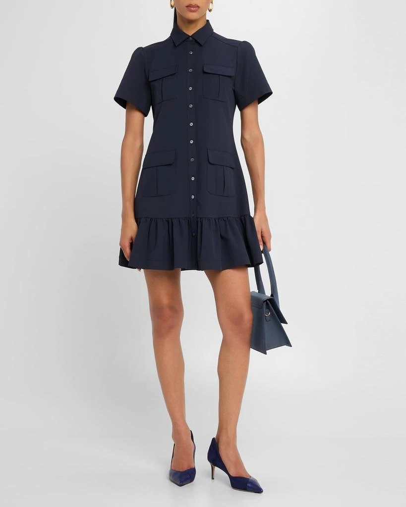 商品Cinq a Sept|Jamie Short-Sleeve Shirtdress,价格¥2918,第2张图片详细描述