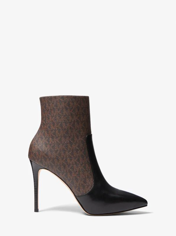 商品Michael Kors|Rue Logo and Leather Boot,价格¥283,第2张图片详细描述