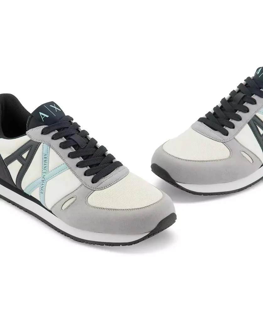 商品Armani Exchange|Men's Rio Logo Sneakers,价格¥898,第4张图片详细描述