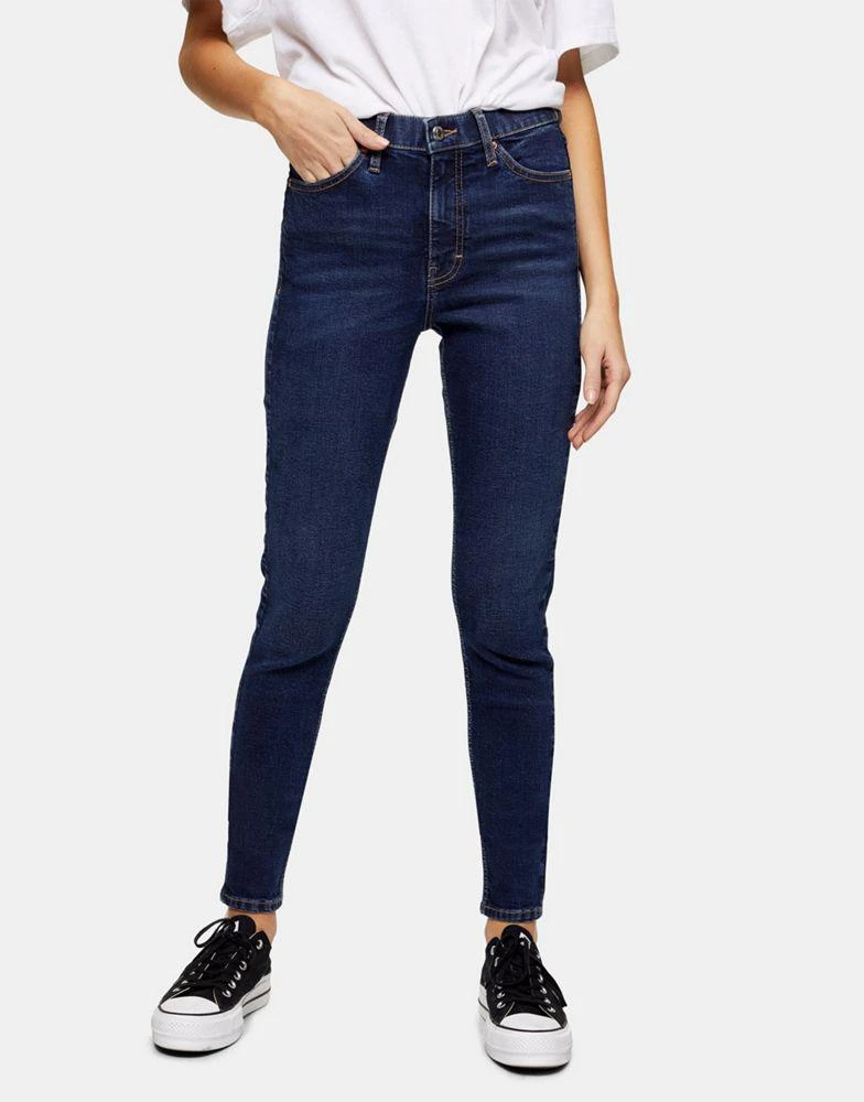 商品Topshop|Topshop Jamie jeans in indigo ,价格¥102,第4张图片详细描述