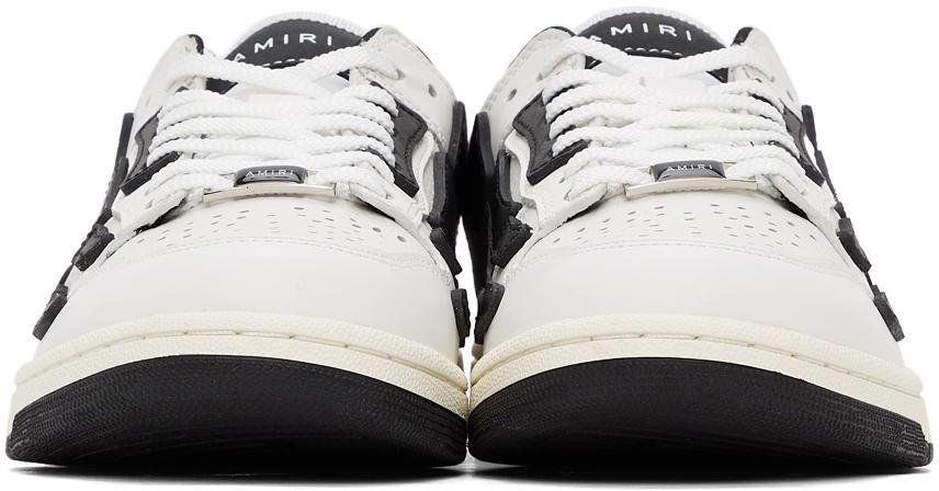 商品AMIRI|White & Black Skel Top Low Sneakers,价格¥3726,第4张图片详细描述
