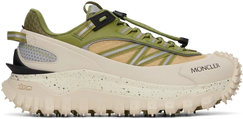 商品Moncler|Off-White & Green Trailgrip GTX Sneakers,价格¥4719,第1张图片