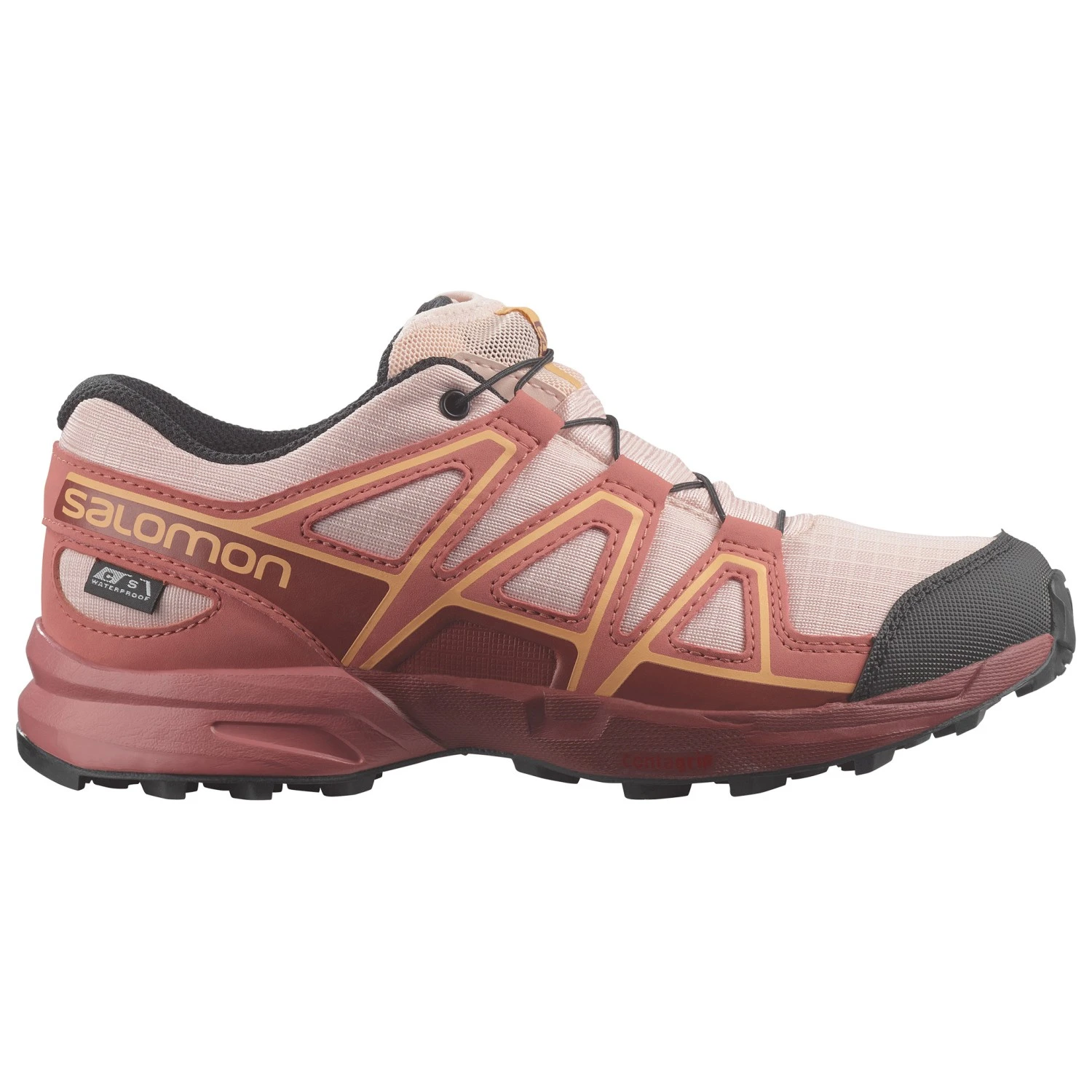 商品【预售7天】 Salomon|Salomon 男童运动鞋 7020909ENGLISHROSECOWHIDECANTALOUPE 粉红色,价格¥888,第1张图片