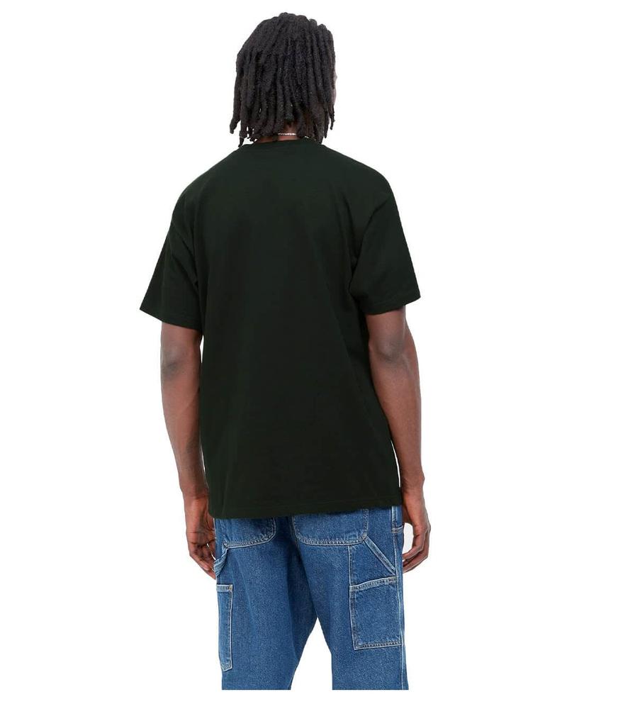 Carhartt Wip Letterman Dark Green T-shirt商品第3张图片规格展示