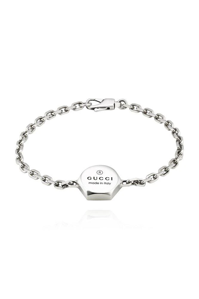 商品Gucci|Gucci Logo Engraved Bracelet,价格¥3207,第1张图片