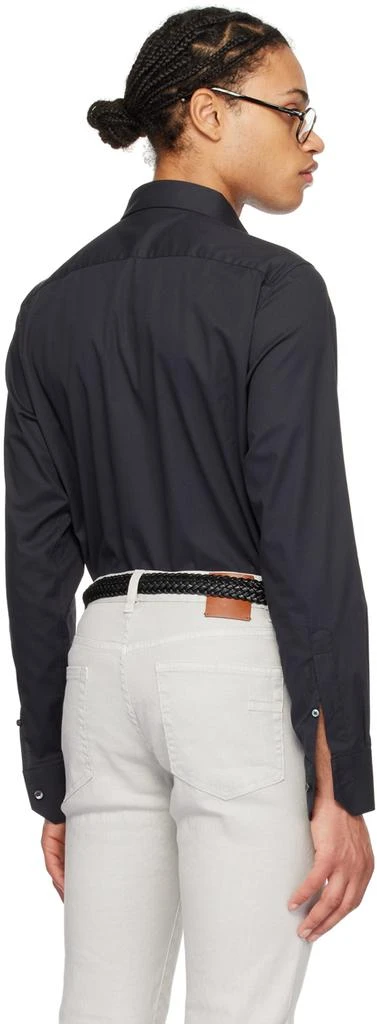 商品Zegna|黑色纽扣衬衫,价格¥2118,第3张图片详细描述