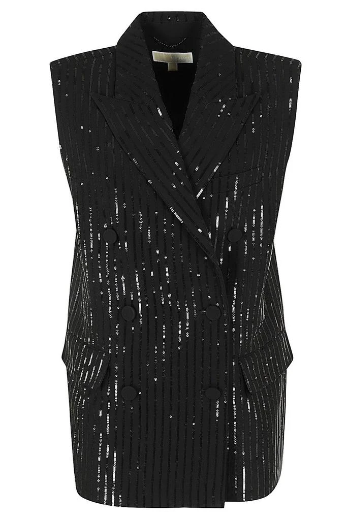 商品Michael Kors|Michael Michael Kors Sequin Embellished Tailored Gilet,价格¥2778,第1张图片