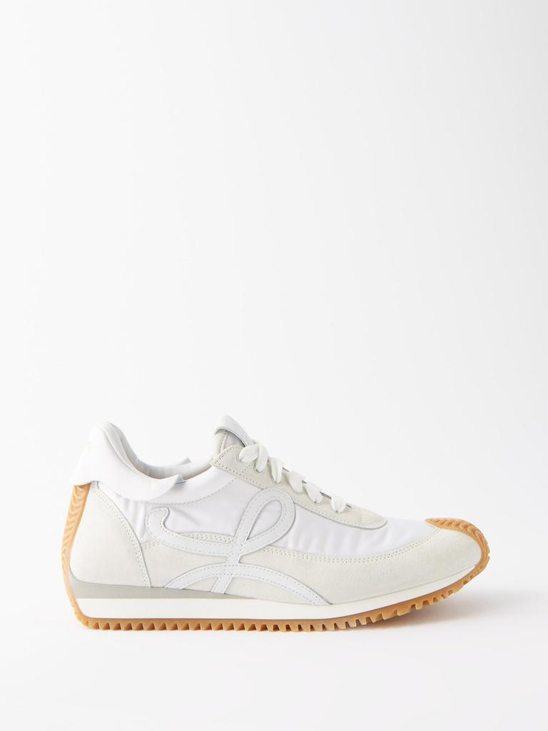 商品Loewe|Flow Runner shell and suede trainers,价格¥4637,第1张图片