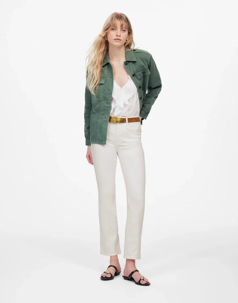 商品Madewell|Petite Kick Out Crop Jeans,价格¥467,第1张图片