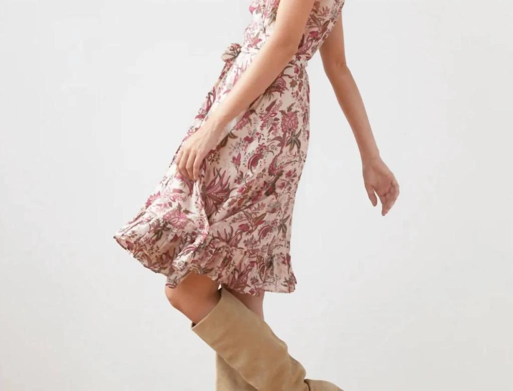 商品Guadalupe Design|Astrid Multi Floral Dress In Trovata,价格¥860,第2张图片详细描述