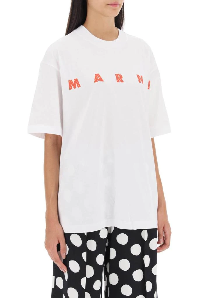 商品Marni|Marni logo print t-shirt,价格¥1245,第2张图片详细描述