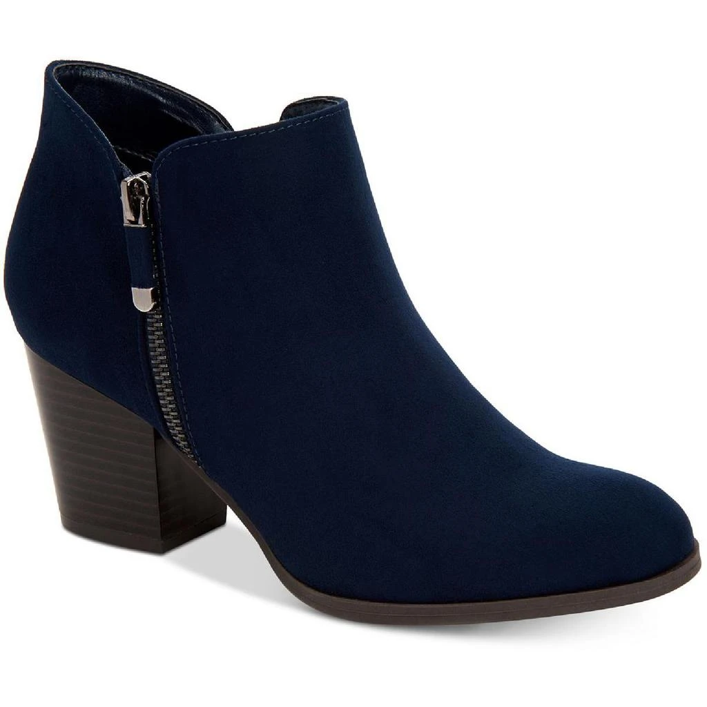商品Style & Co|Style & Co. Womens Masrinaa Double Zipper Ankle Booties,价格¥69,第2张图片详细描述