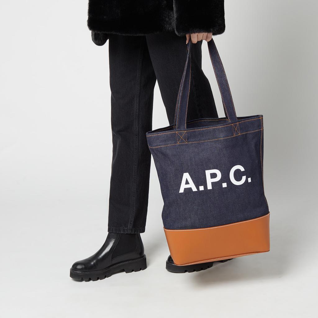 A.P.C. Women's Axelle Tote Bag - Caramel商品第2张图片规格展示
