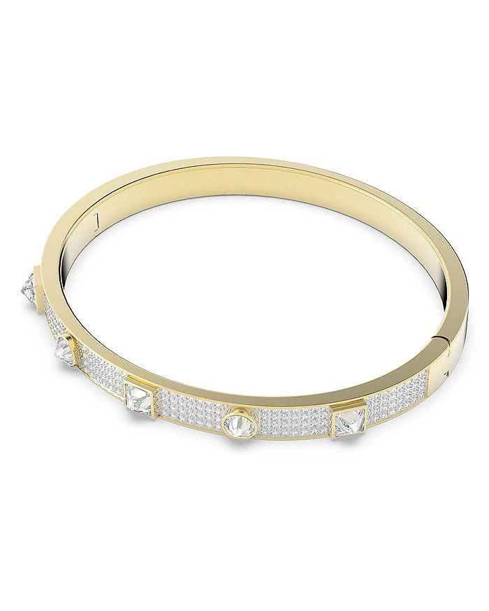 商品Swarovski|Thrilling Mixed Crystal Studded Pavé Deluxe Bangle Bracelet in Gold Tone,价格¥964,第5张图片详细描述