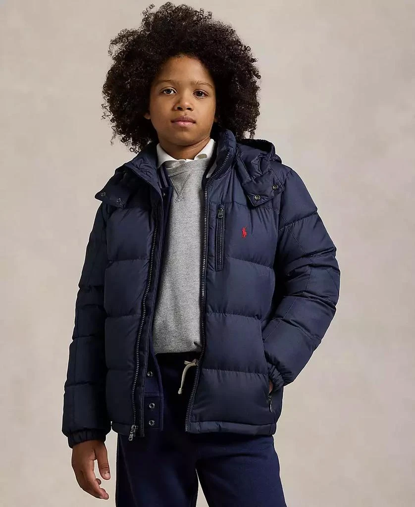 商品Ralph Lauren|Big Boys Ripstop Down Hooded Jacket,价格¥1010,第1张图片