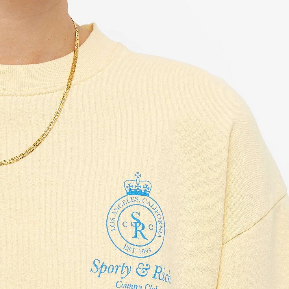 商品Sporty & Rich|Sporty & Rich Crown Cropped Crew Sweat,价格¥601,第5张图片详细描述