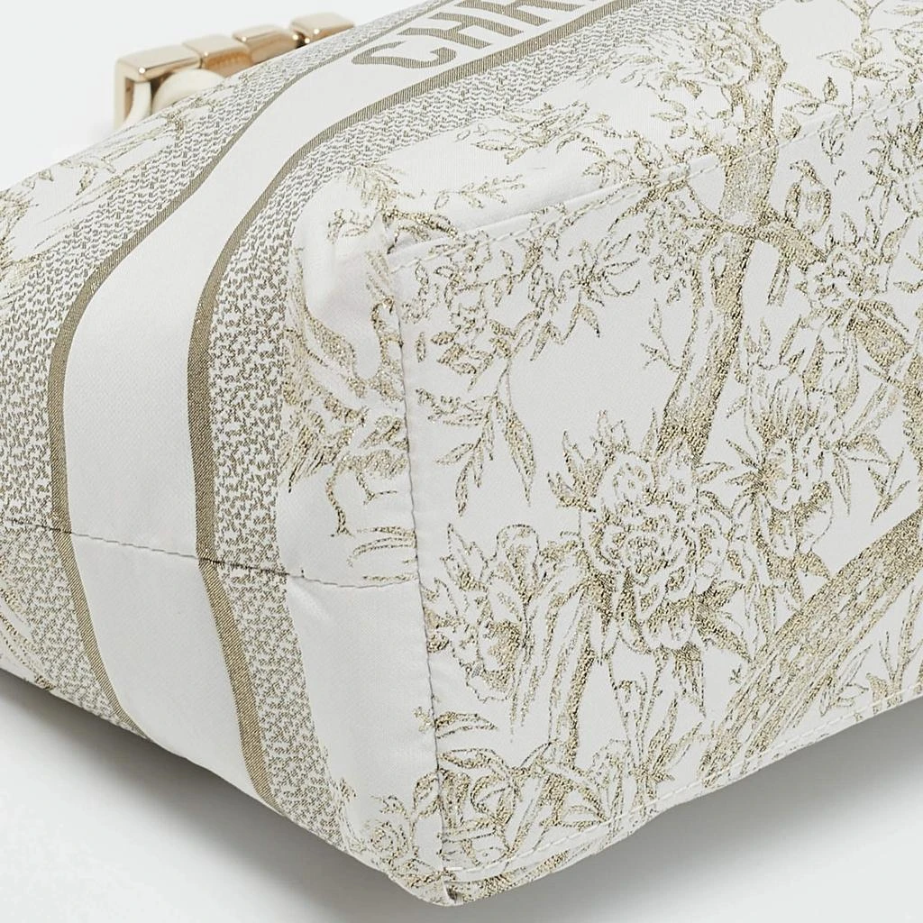 Dior White Fabric Toile de Jouy Medium Travel Nomad Pouch 商品