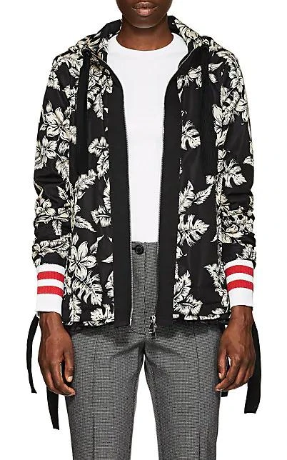 商品Moncler|Moirion Floral Tech-Faille Jacket,价格¥3422,第1张图片