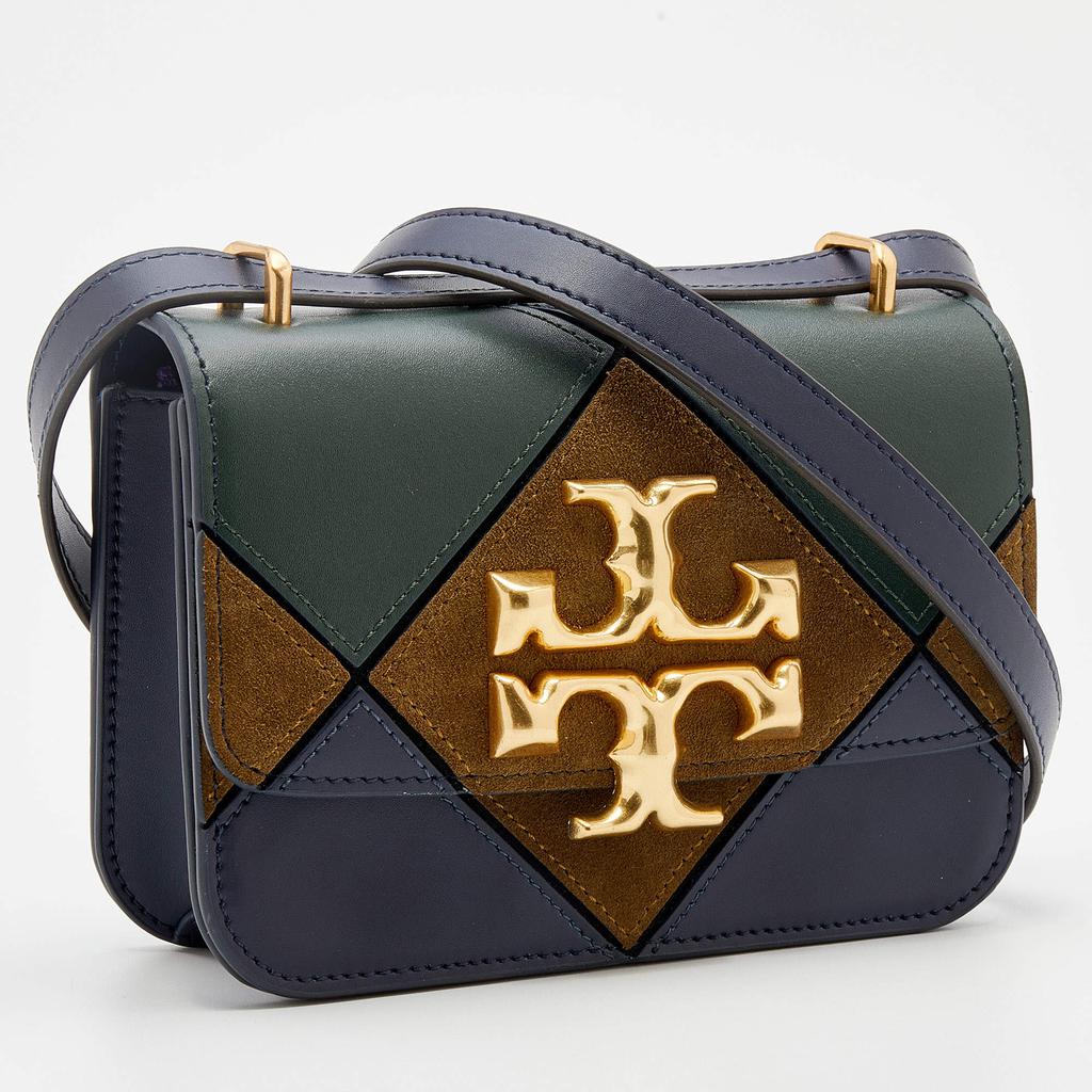 Tory Burch Multicolor Leather and Suede Diamond Eleanor Shoulder Bag商品第3张图片规格展示