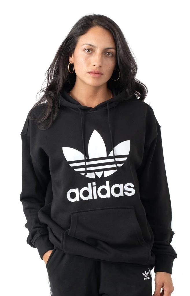 商品Adidas|(FM3307) Trefoil Pullover Hoodie - Black,价格¥183,第1张图片