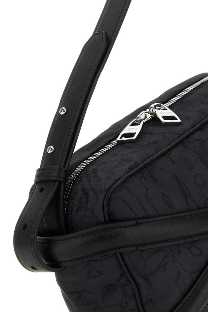 商品Alexander McQueen|Alexander McQueen The Harness Logo-Printed Zipped Camera Bag,价格¥5005,第4张图片详细描述