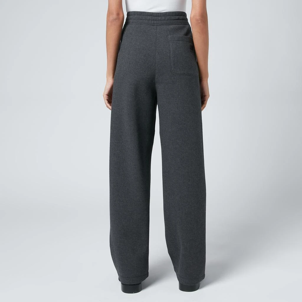 商品AMI|AMI Women's Paris Embroidered Pleated Wool Trousers - Heather Grey,价格¥833,第2张图片详细描述