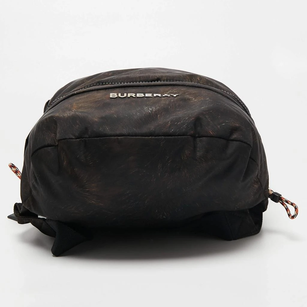 Burberry Brown/Black Ape Print Nylon Convertible Backpack 商品