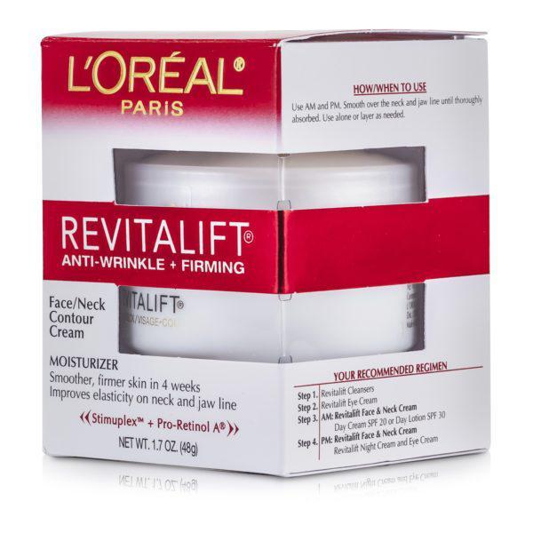 商品L'Oreal Paris|Revitalift Anti-Wrinkle + Firming Face & Neck Cream,价格¥141,第1张图片