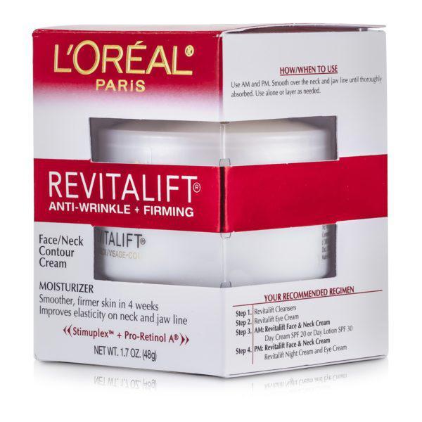 商品L'Oreal Paris|Revitalift Anti-Wrinkle + Firming Face & Neck Cream,价格¥141,第1张图片