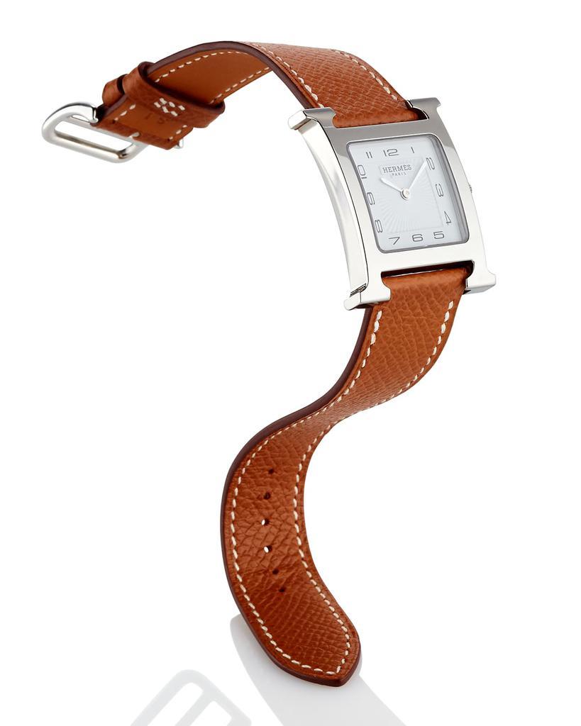 商品Hermes|Heure H小牛皮腕表, 26x26mm,价格¥23440,第4张图片详细描述