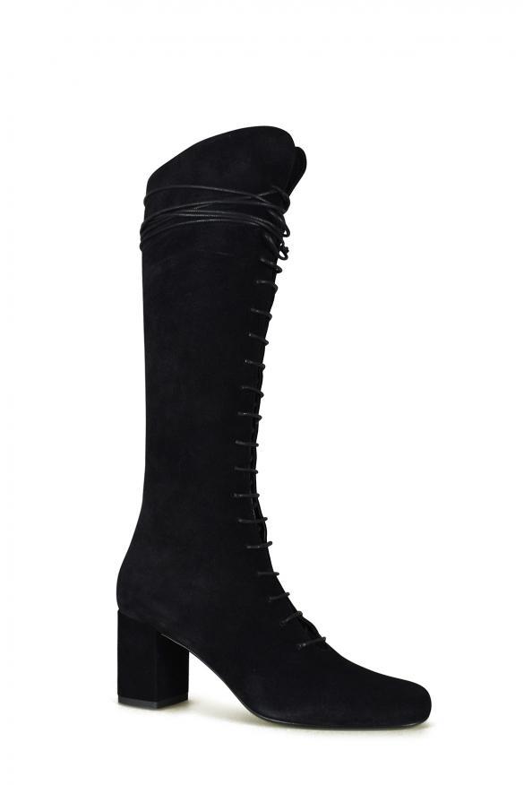 商品Yves Saint Laurent|系带长筒靴-鞋码：38,价格¥3856,第5张图片详细描述