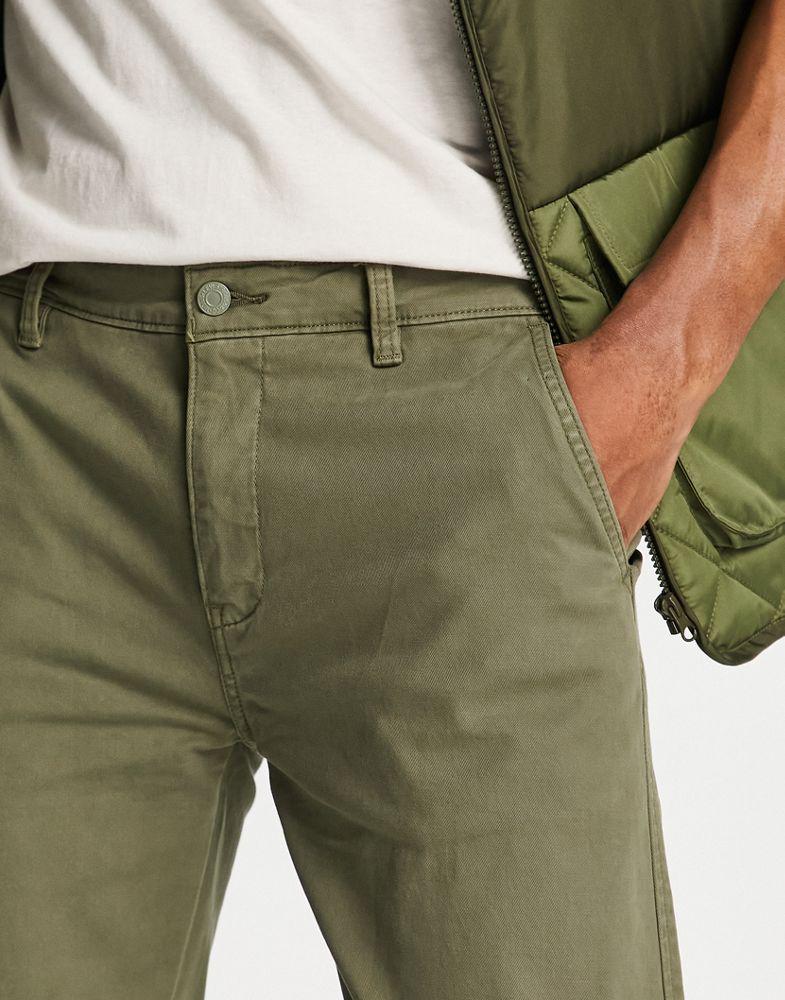 Levi's xx slim fit chino trousers in olive khaki商品第4张图片规格展示