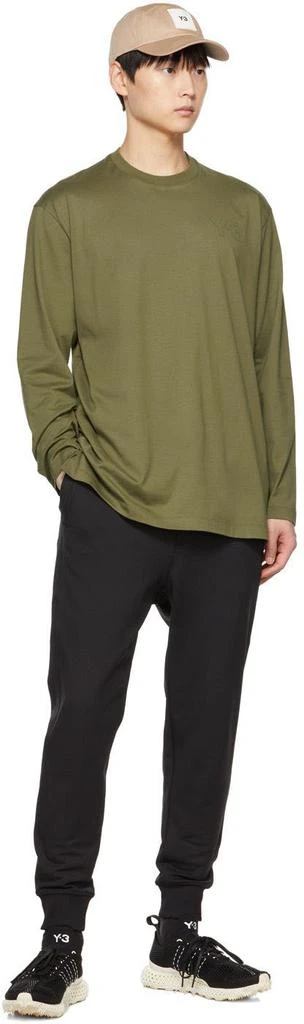 商品Y-3|Green Classic Long Sleeve T-Shirt,价格¥540,第4张图片详细描述