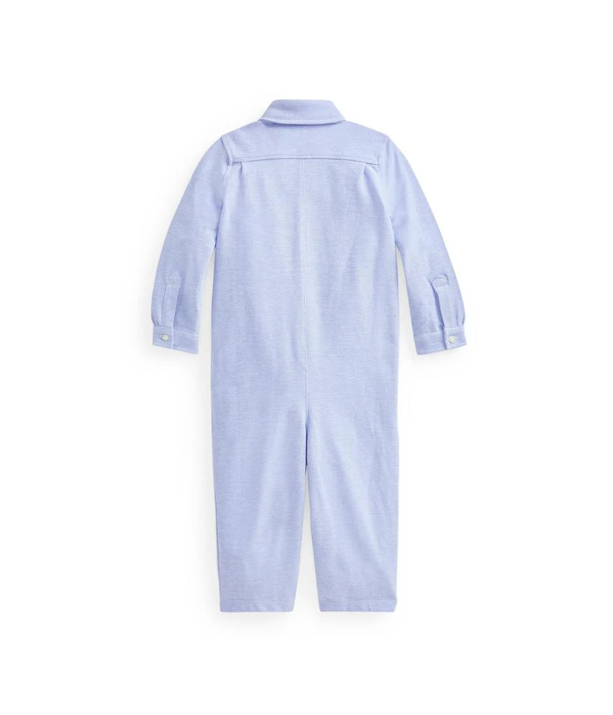商品Ralph Lauren|Knit Cotton Oxford Coverall (Infant),价格¥292,第2张图片详细描述