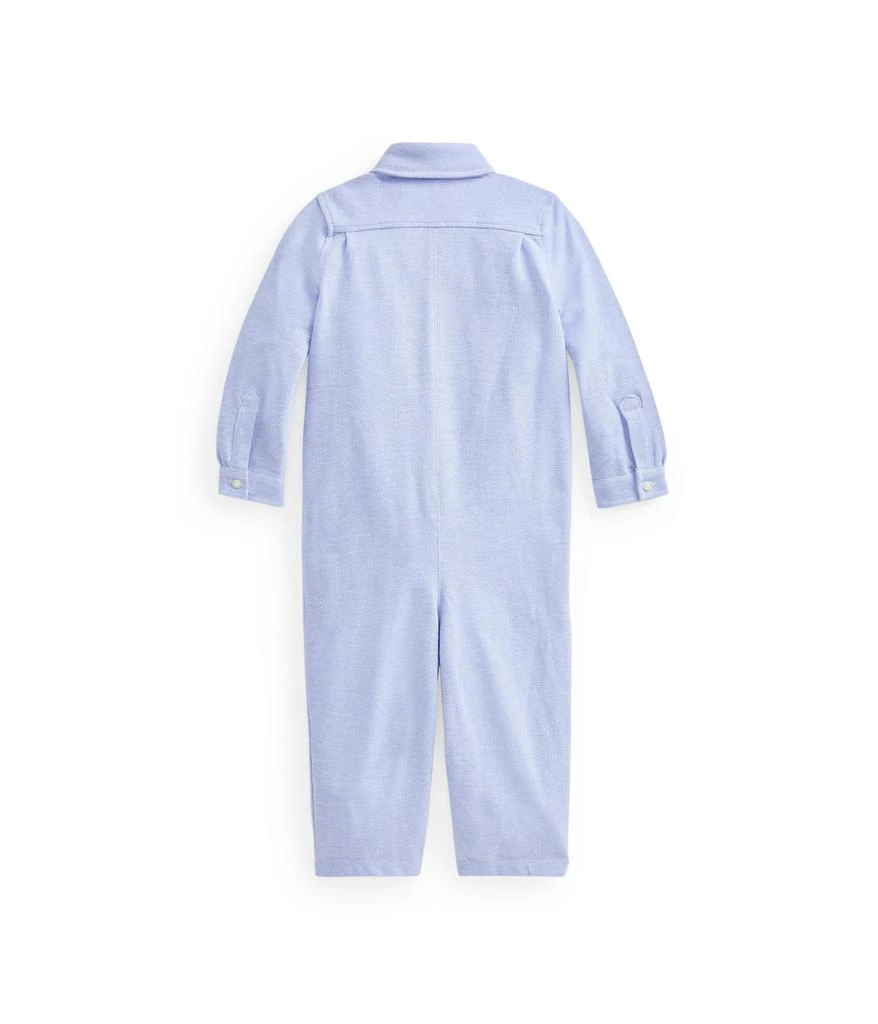 商品Ralph Lauren|Knit Cotton Oxford Coverall (Infant),价格¥266,第2张图片详细描述