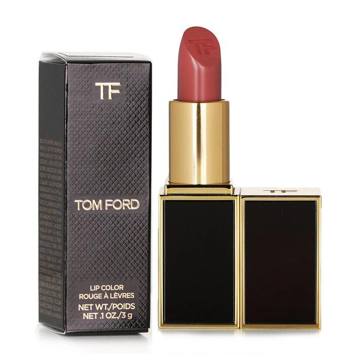 商品Tom Ford|Tom Ford 黑金黑管唇膏 口红Lip Color  - # 02 Libertine -02 Libertine(3g/0.1oz),价格¥609,第2张图片详细描述