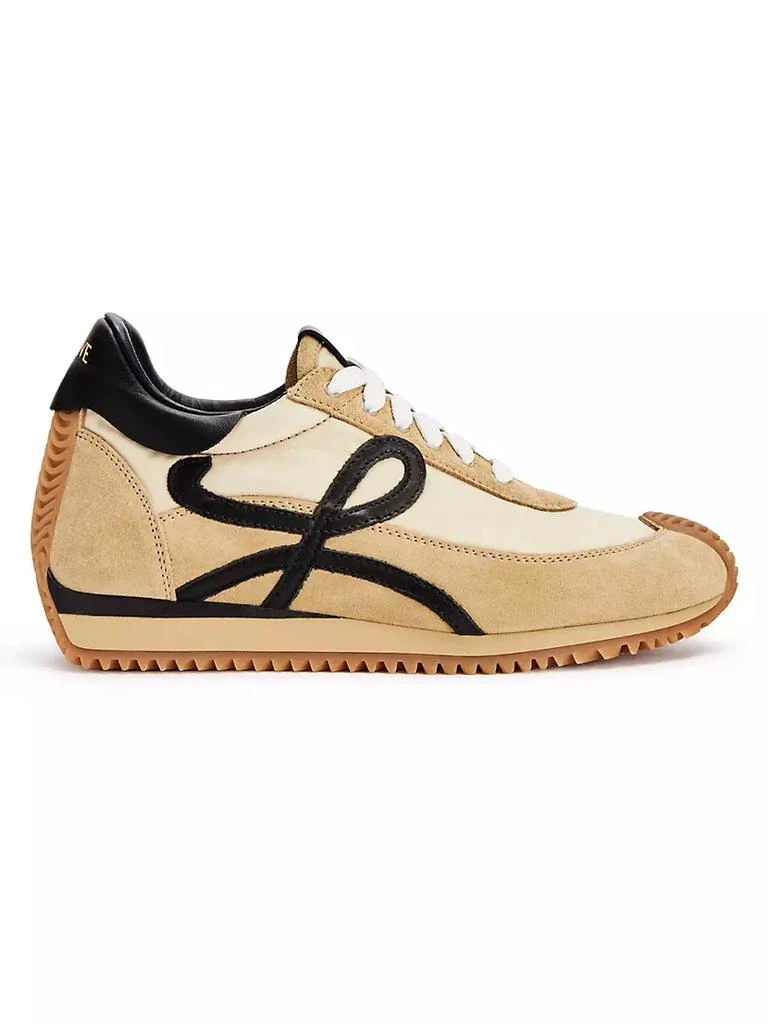 商品Loewe|Flow Runner Mix Leather Sneakers,价格¥5927,第1张图片