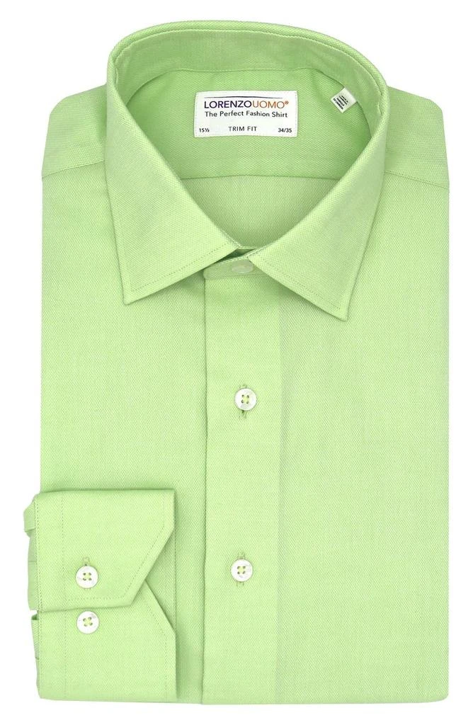 商品Lorenzo Uomo|Solid Trim Fit Dress Shirt,价格¥302,第1张图片