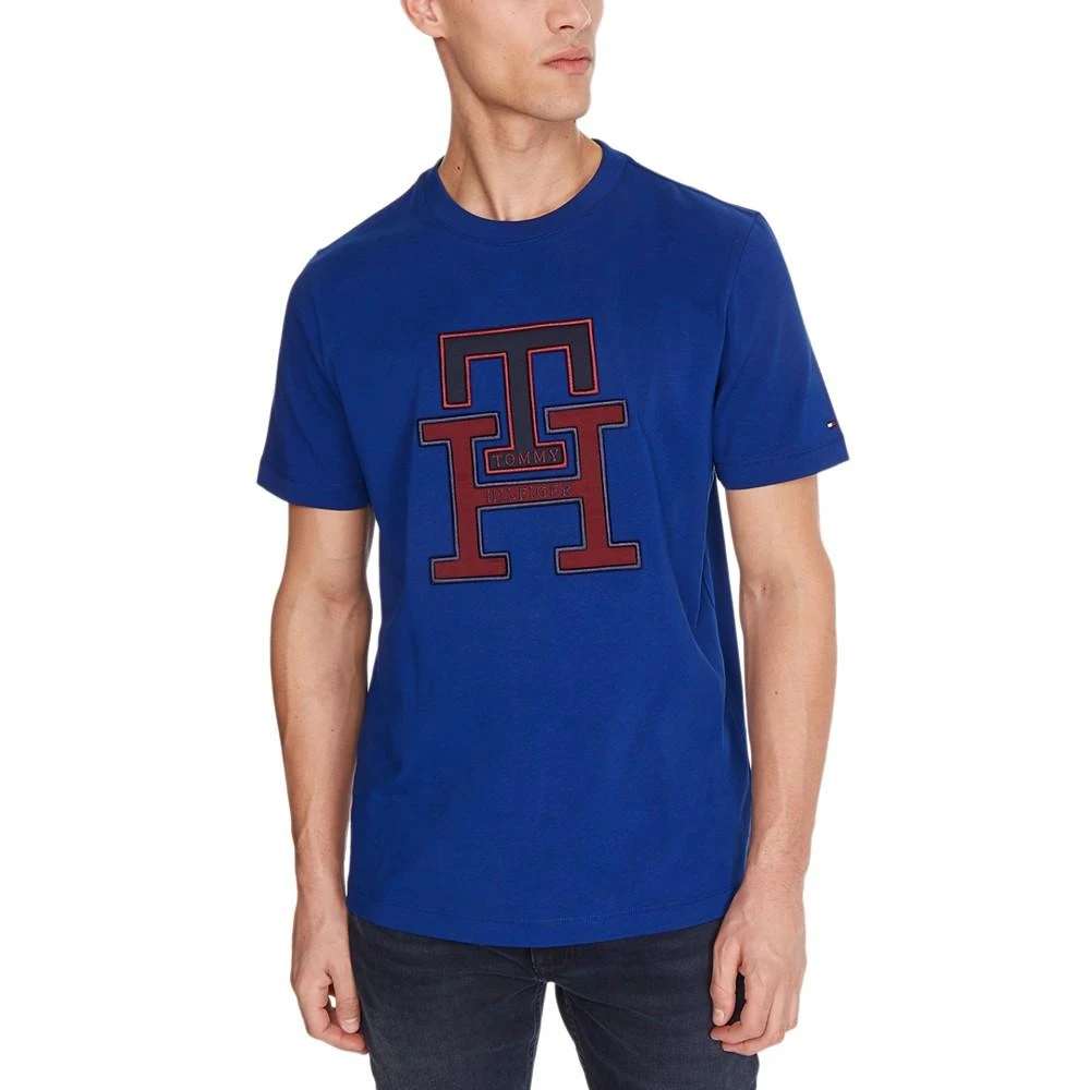 商品Tommy Hilfiger|Men's Lux Embroidered Monogram Graphic T-Shirt,价格¥208,第1张图片