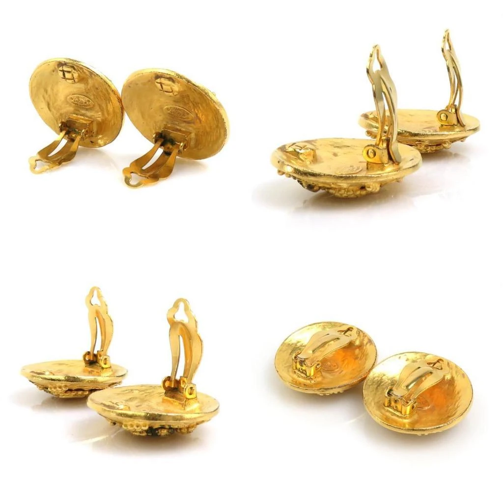 商品[二手商品] Chanel|Metal Clip Earrings (Pre-Owned),价格¥4856,第4张图片详细描述