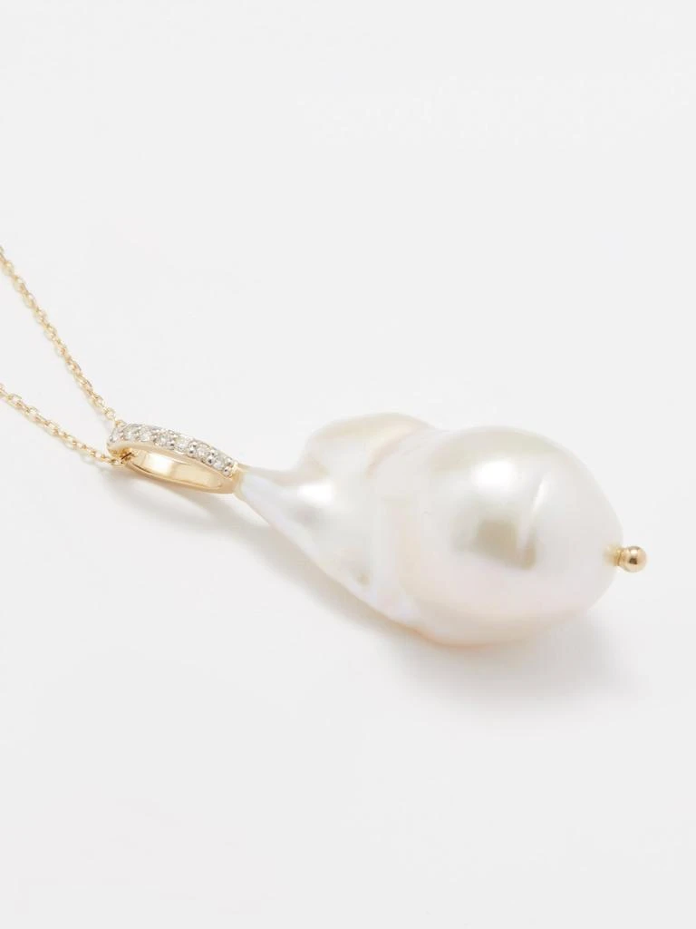 商品MATEO|Diamond, baroque pearl & 14kt gold necklace,价格¥4229,第3张图片详细描述