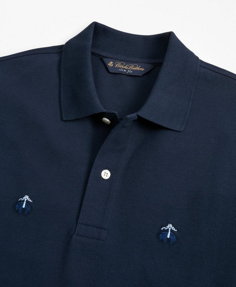 商品Brooks Brothers|Slim Fit Embroidered Golden Fleece® Polo Shirt,价格¥625,第4张图片详细描述