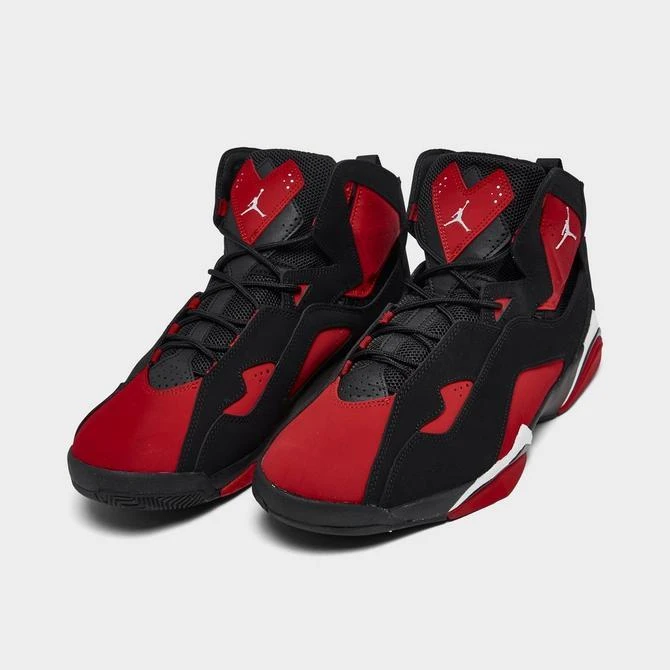 商品Jordan|Jordan True Flight 灰白橙 黑金 灰黑红 黑红,价格¥369,第2张图片详细描述