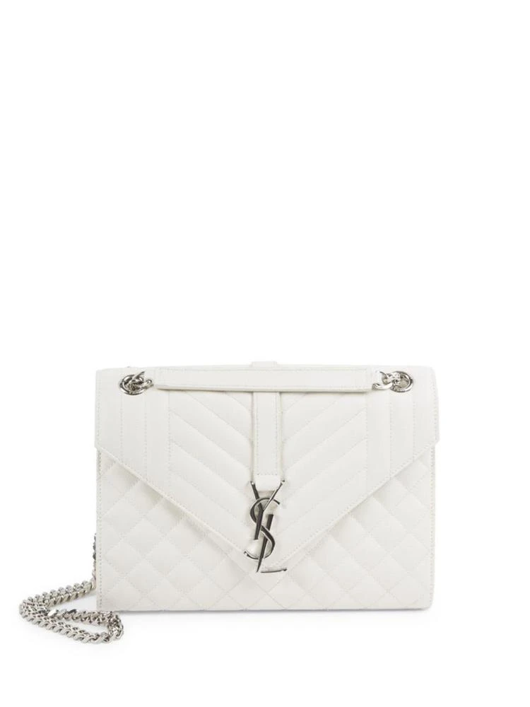 商品Yves Saint Laurent|Monogram Tri-Quilted 中号真皮单肩包,价格¥16249,第1张图片