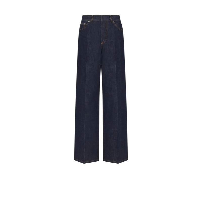 商品Dior|Dior 迪奥 女士蓝色棉质牛仔裤,价格¥10270,第1张图片