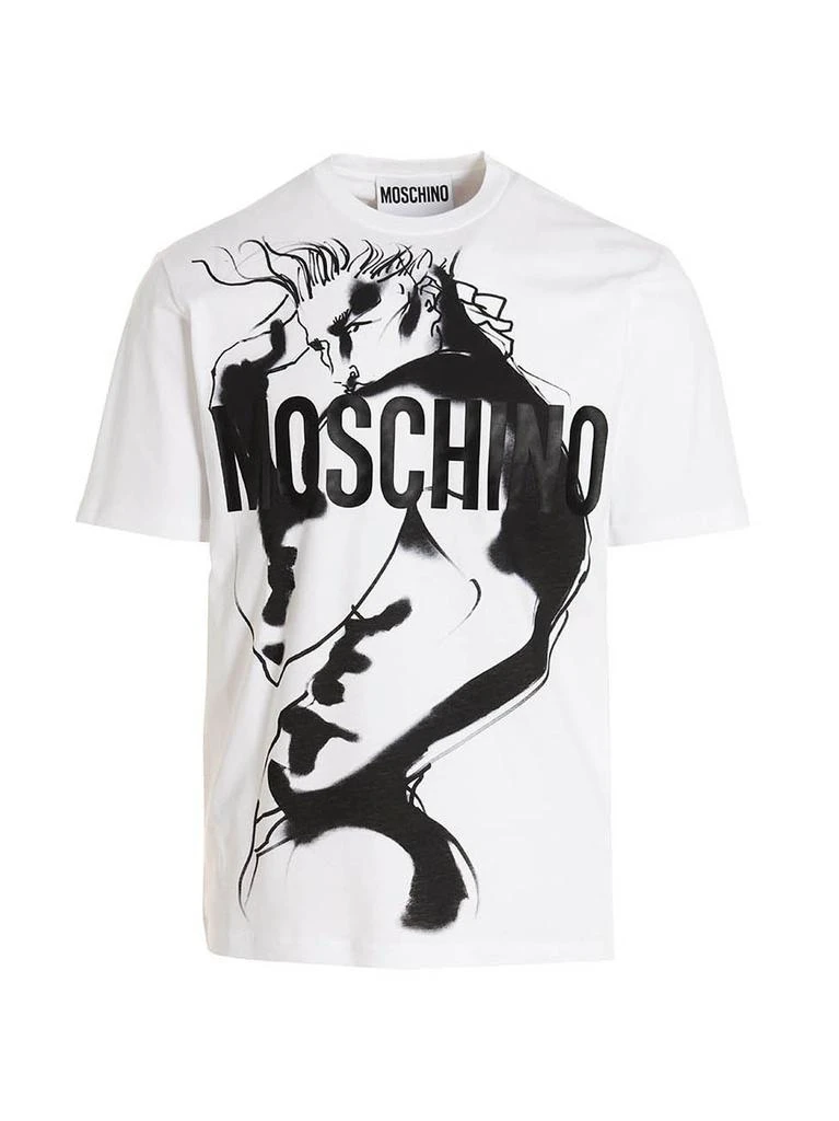 商品Moschino|Maxi print T-shirt,价格¥1230,第1张图片